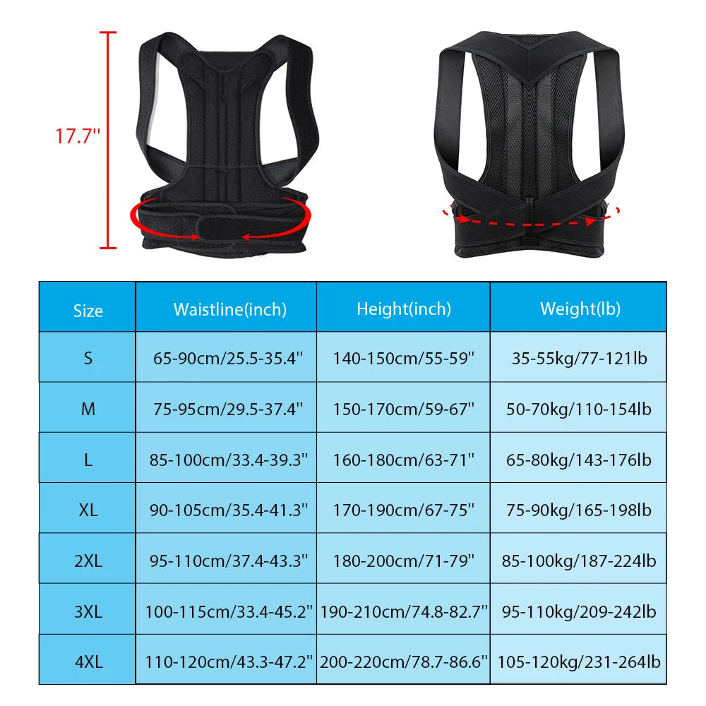 refresh - corrective back brace