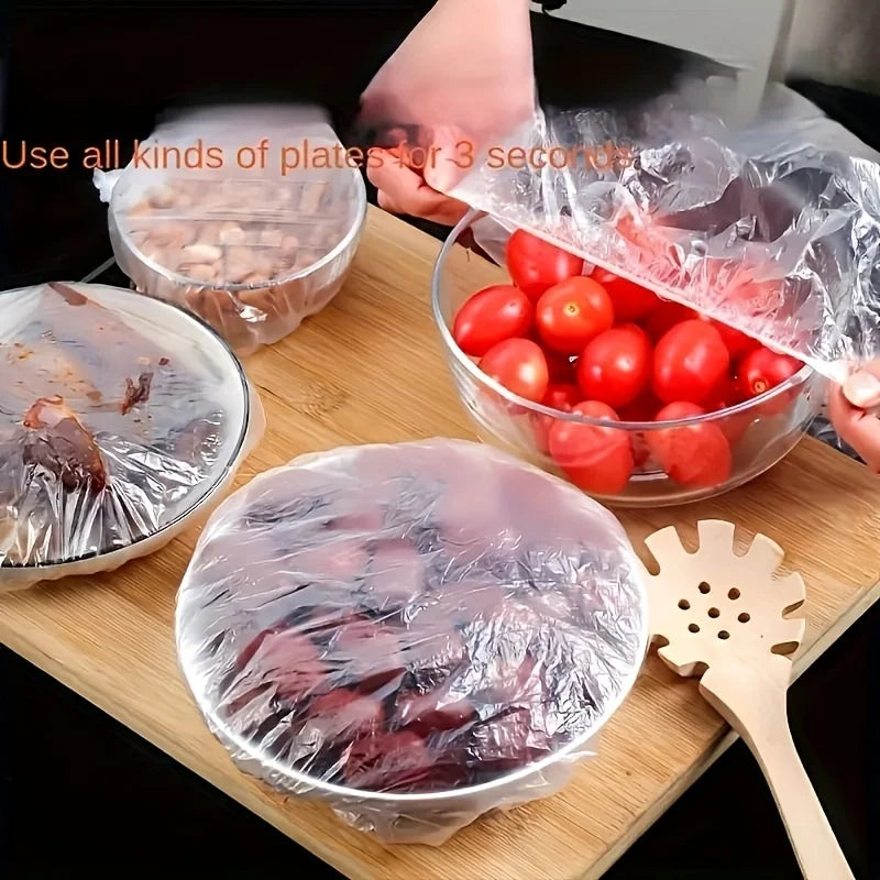 100pcs Elastic Lids